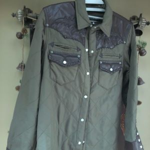 Double D Ranchwear whip stitched barn /chore jacket. NWOT. Never worn.